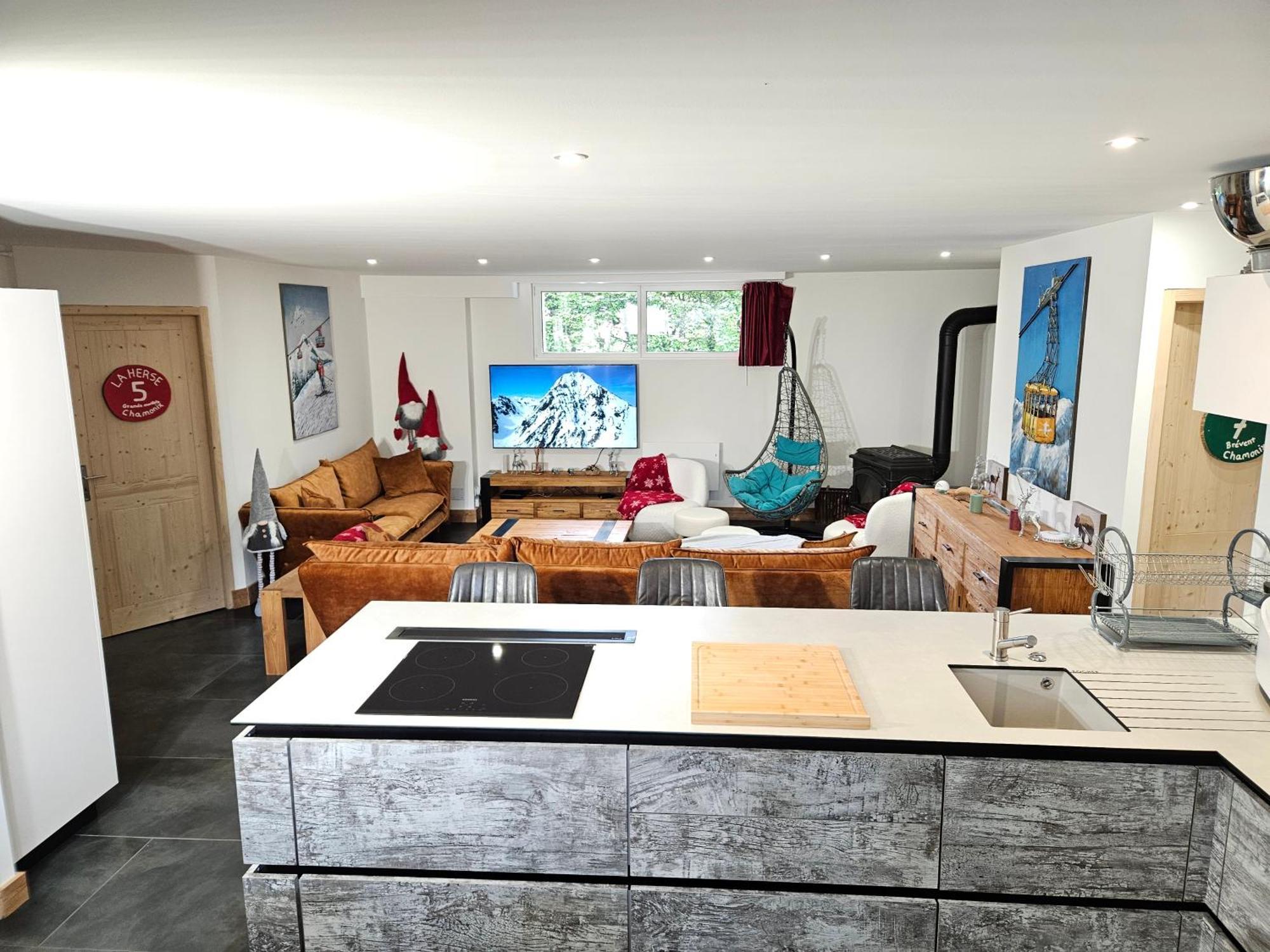 Les Fees Mer : Appart 150 M² Hypercentre Calme 10P Chamonix Esterno foto